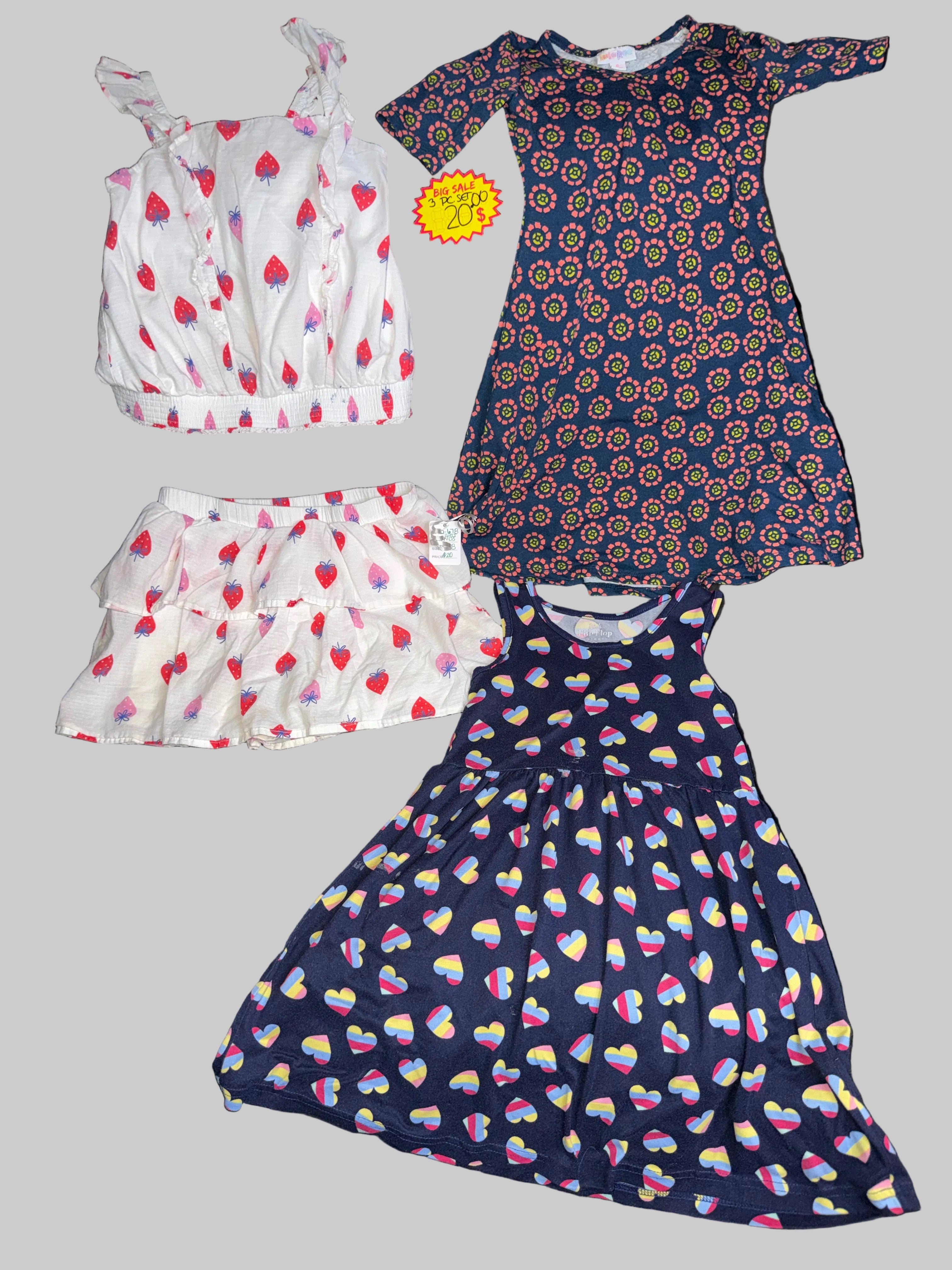 LulaRoe-FlipFlop•Dress-Strawberry Shortcake 🍰 Skirt Set