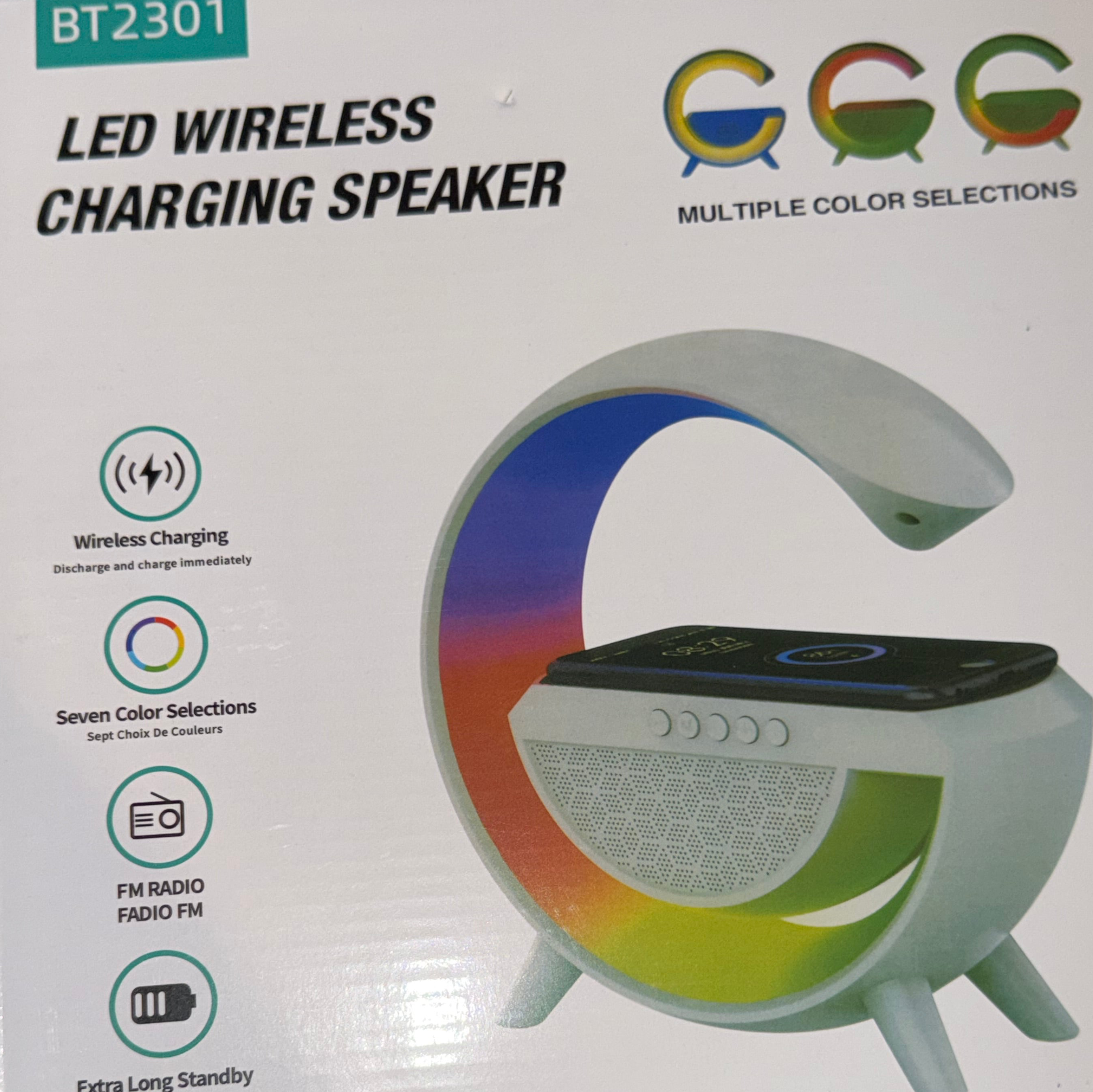 LED WIRELESS CHARGING SPEAKER