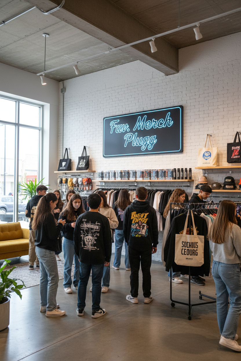 Left half - Fav. Merch Plugg store